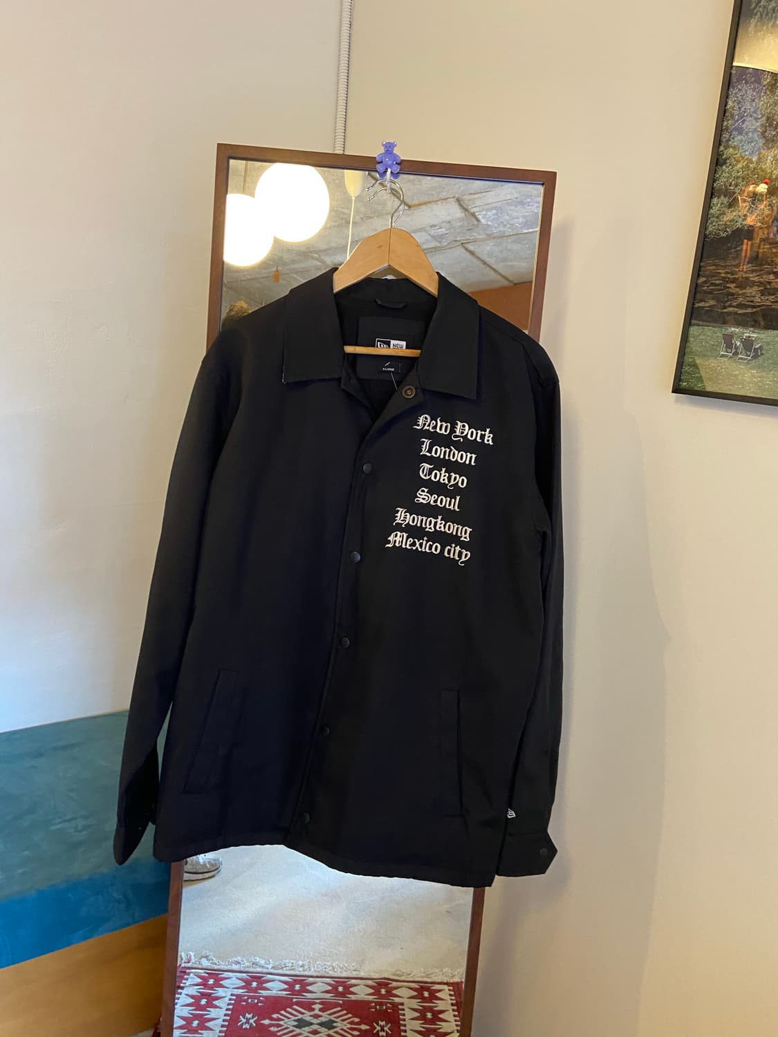 뉴에라 블랙 코치 자켓 상품이미지2