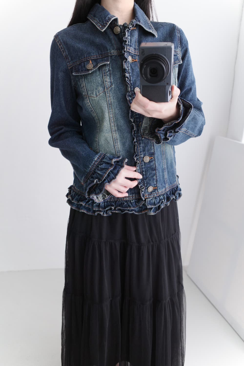 frill denim jacket 상품이미지8