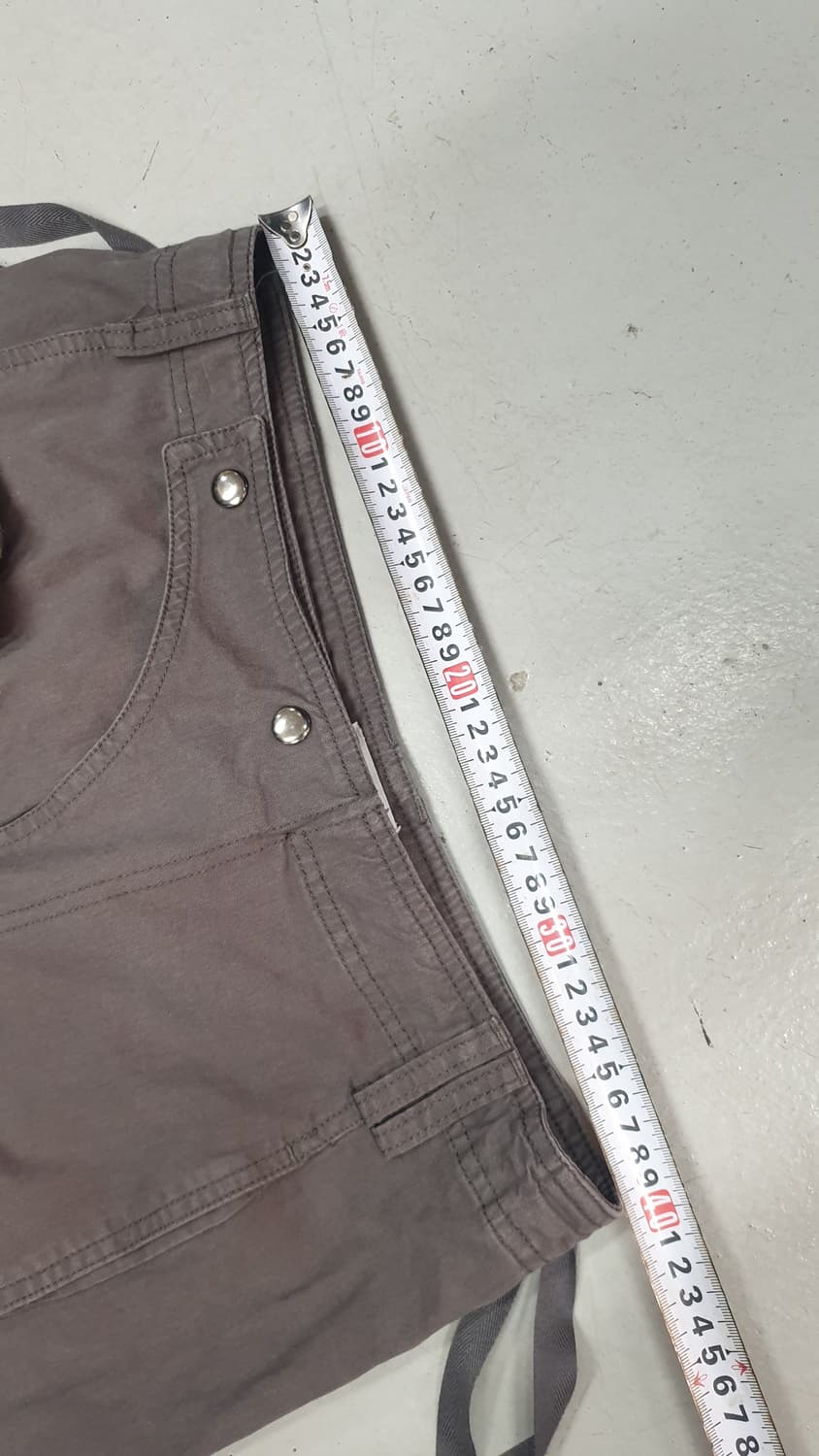 NACHE 카고 맥시 스커트 차콜 상품이미지6