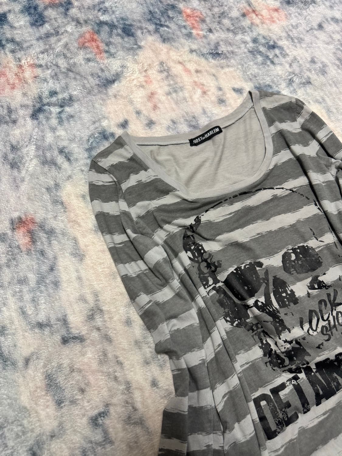 Ghost of harlem stripe skull top 상품이미지3