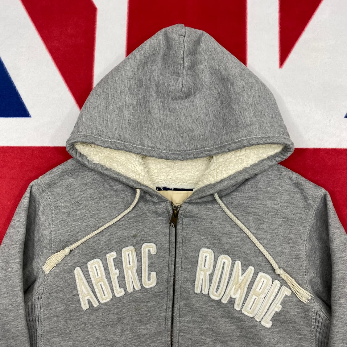 아베크롬비 보아털 후드집업 M 상품이미지3