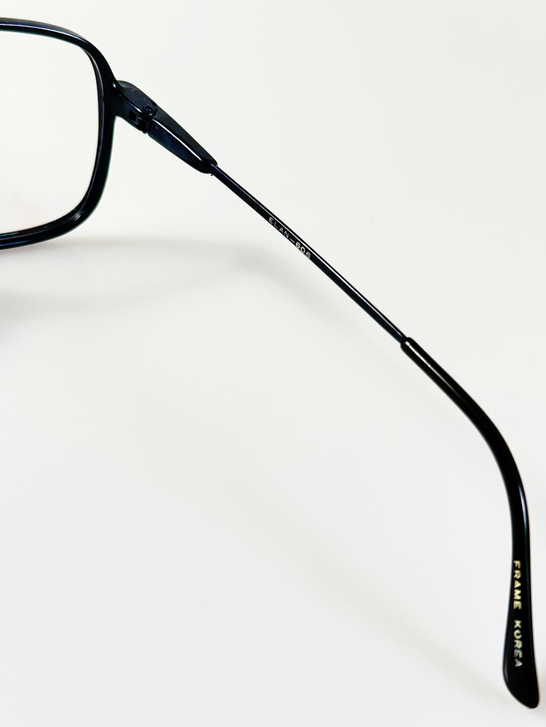 80s ALAN 블루 뿔테 레트로 스퀘어 빈티지 안경 상품이미지7