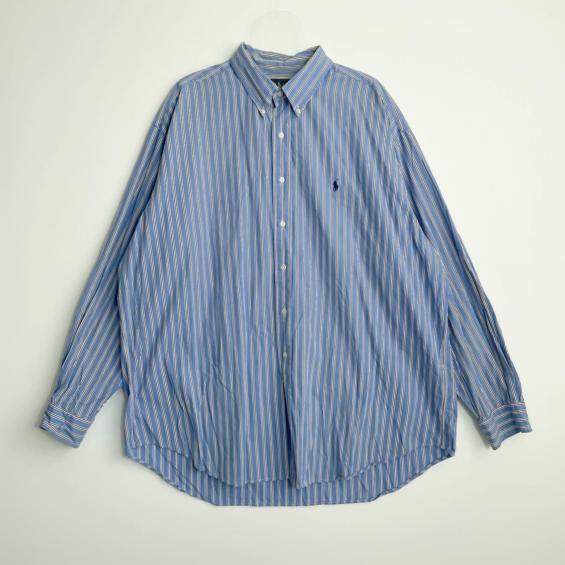 A2 폴로랄프로렌 블루 스트라이프 코튼 셔츠 115사이즈 상품이미지1