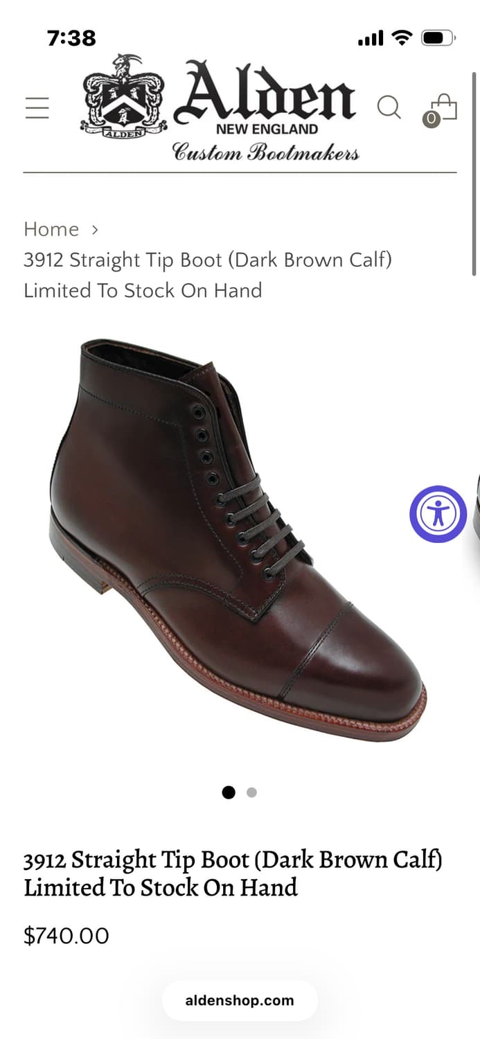 알든 3912 캡토 부츠  상품이미지7