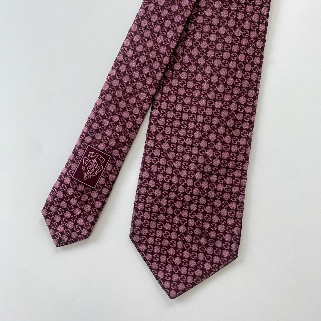 구찌(GUCCI) 명품 정품 모노그램 넥타이 8.3cm 상품이미지1