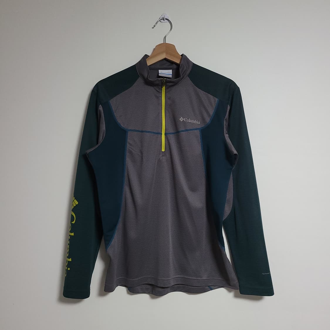 (M) COLUMBIA 컬럼비아 하프넥 긴팔 티셔츠 등산복 작업복 상품이미지1