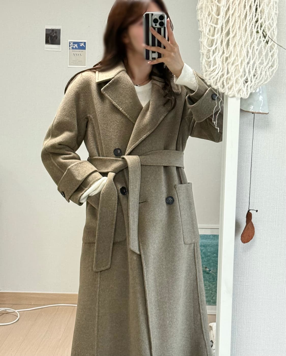 cc콜렉트 캐시미어 블렌드 롱코트 66 상품이미지6