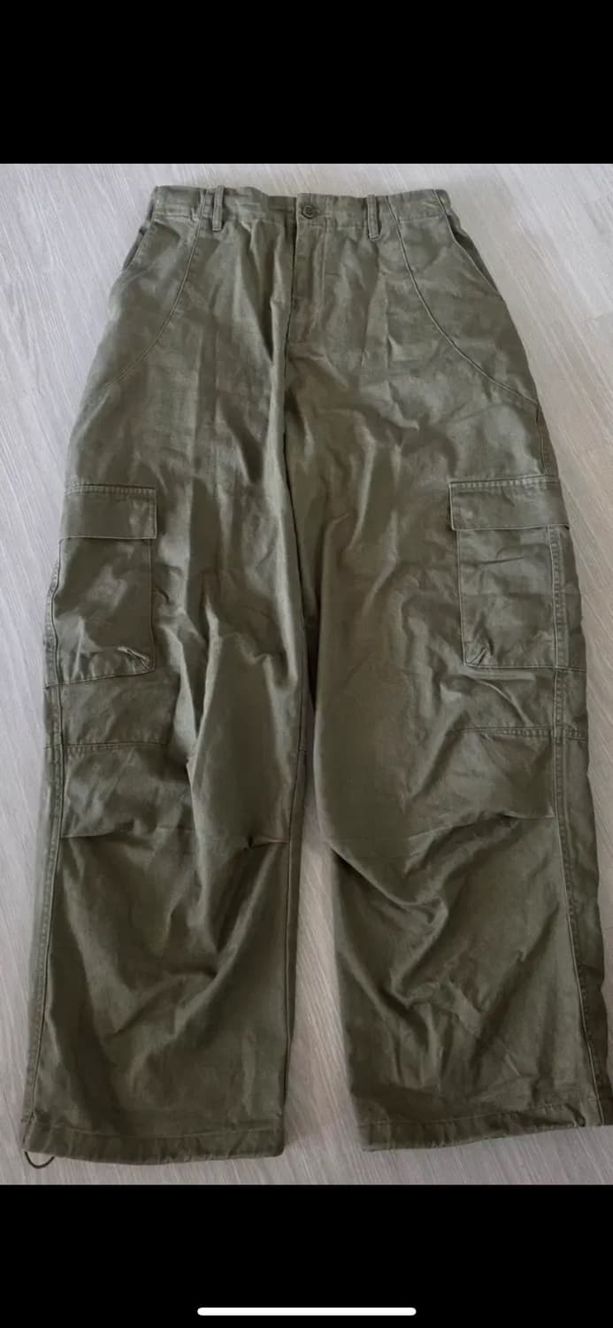 노운 워시드 카고 팬츠 카키 2사이즈 팝니다 상품이미지5