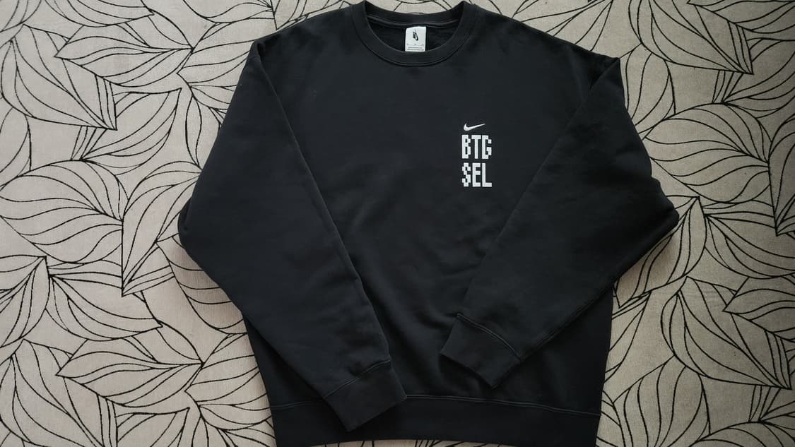 나이키 NRG BTG RUN 서울 맨투맨 블랙 XL 상품이미지1