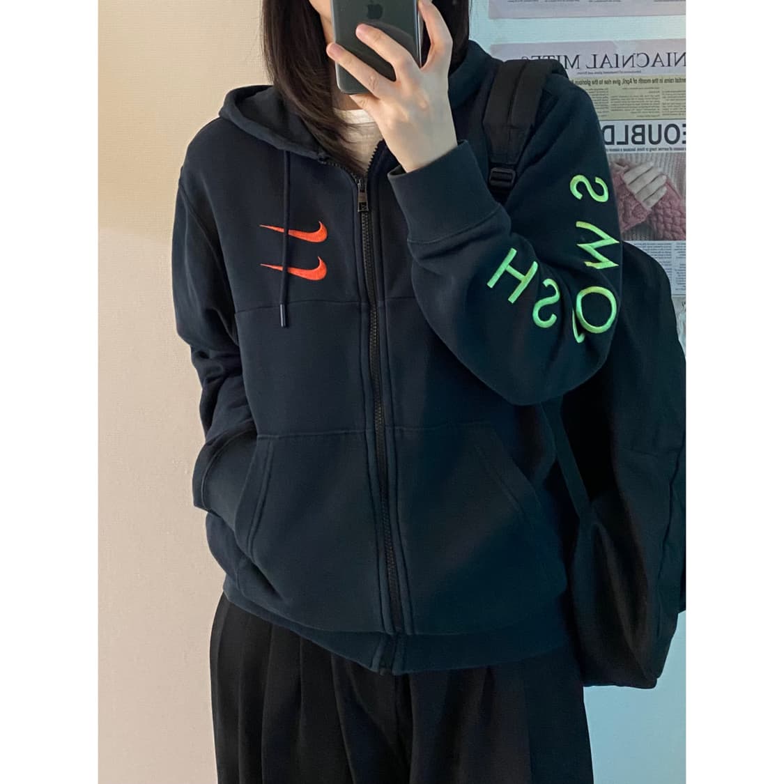 나이키 더블스우시 후드집업 상품이미지2