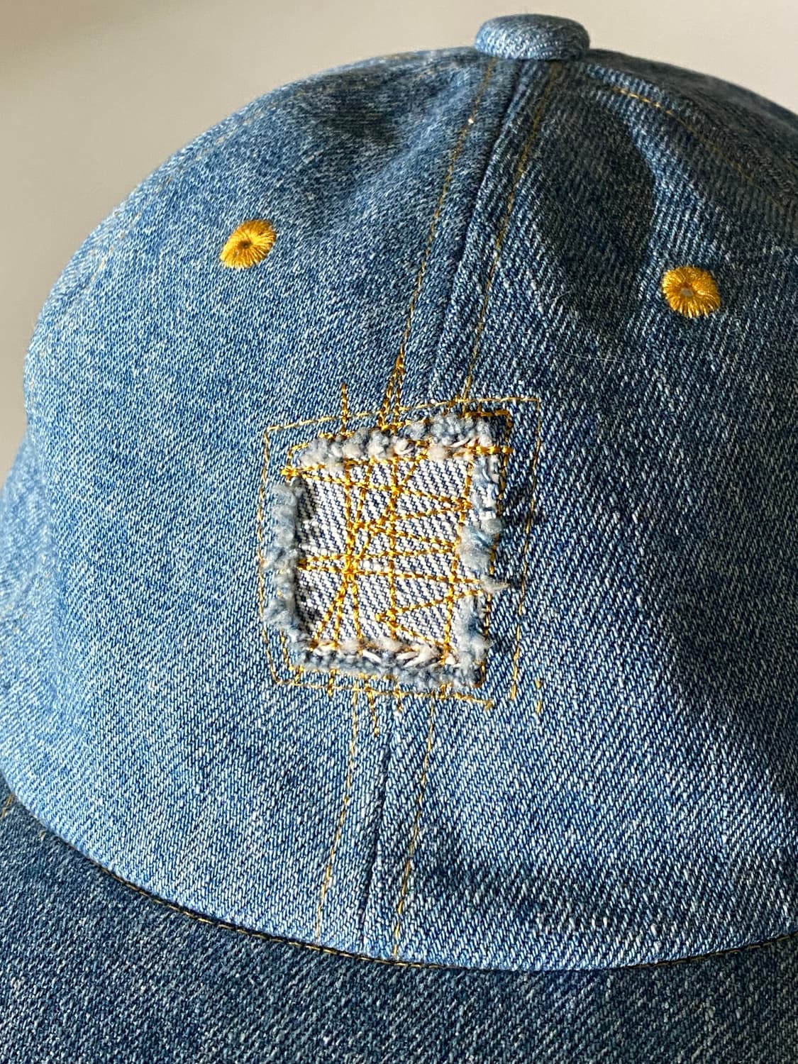 사스콰치패브릭스 6패널 데님캡 상품이미지5