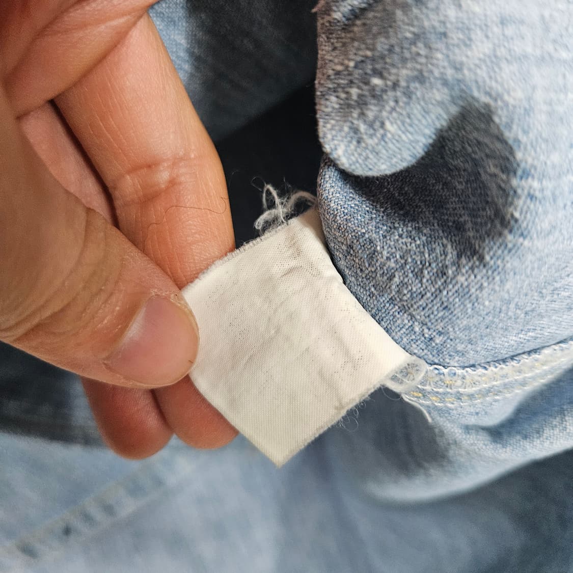 빈티지 데님 웨스턴 셔츠 L 상품이미지5