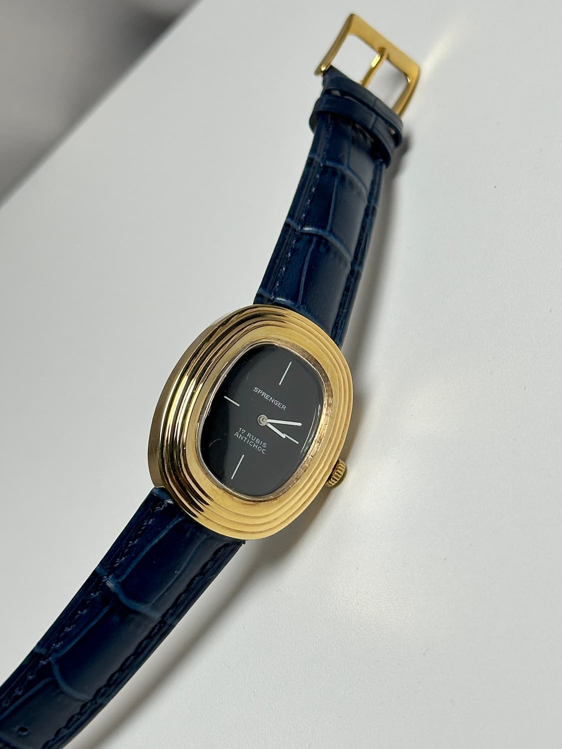 스프렝거 오벌 골드 드레스 워치 상품이미지1