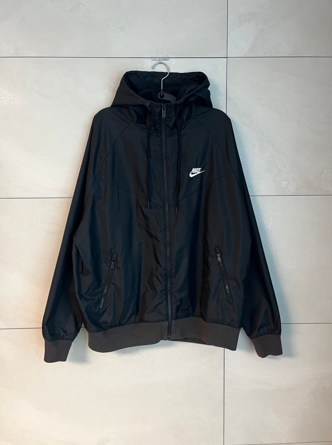 [2XL] 나이키 윈드러너 바람막이 블랙 상품이미지3