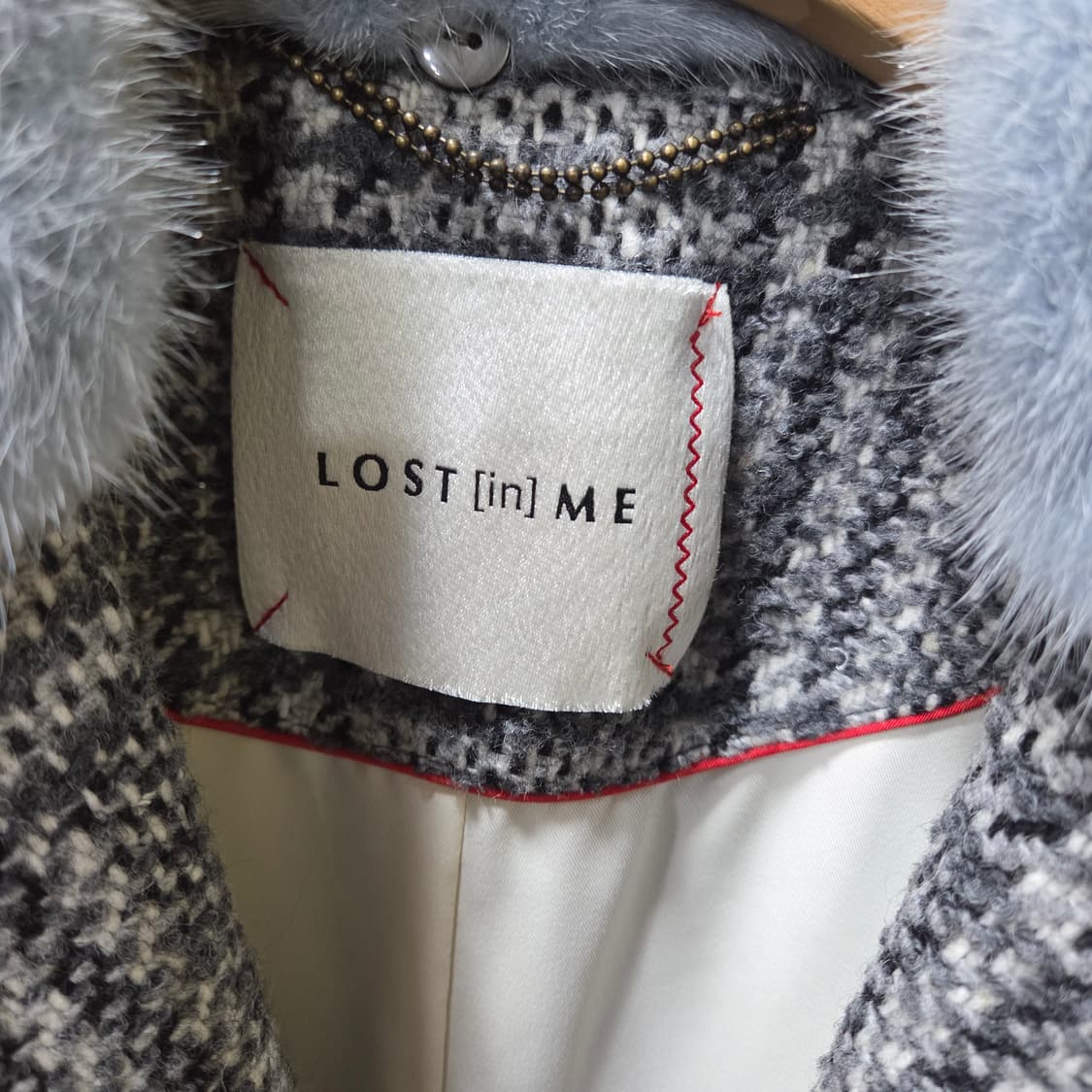 이태리 롱 밍크카라 베스트 코트 상품이미지3