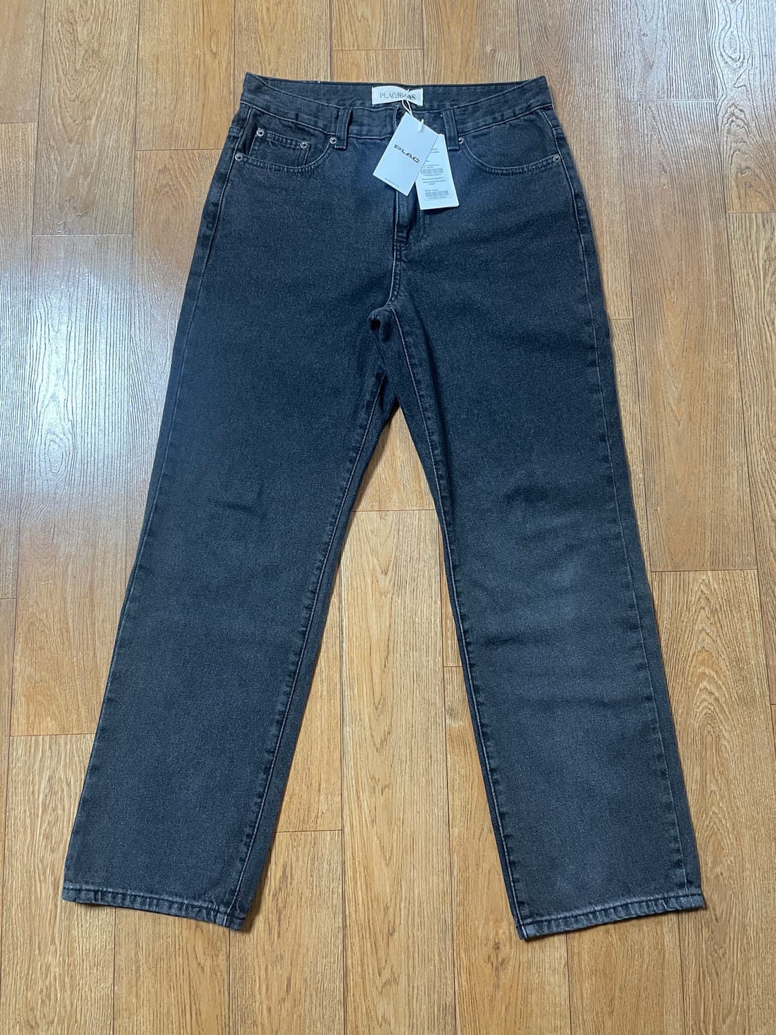 플랙 그라데이션 스트레이트 데님팬츠 T21 그레이 새상품 상품이미지8