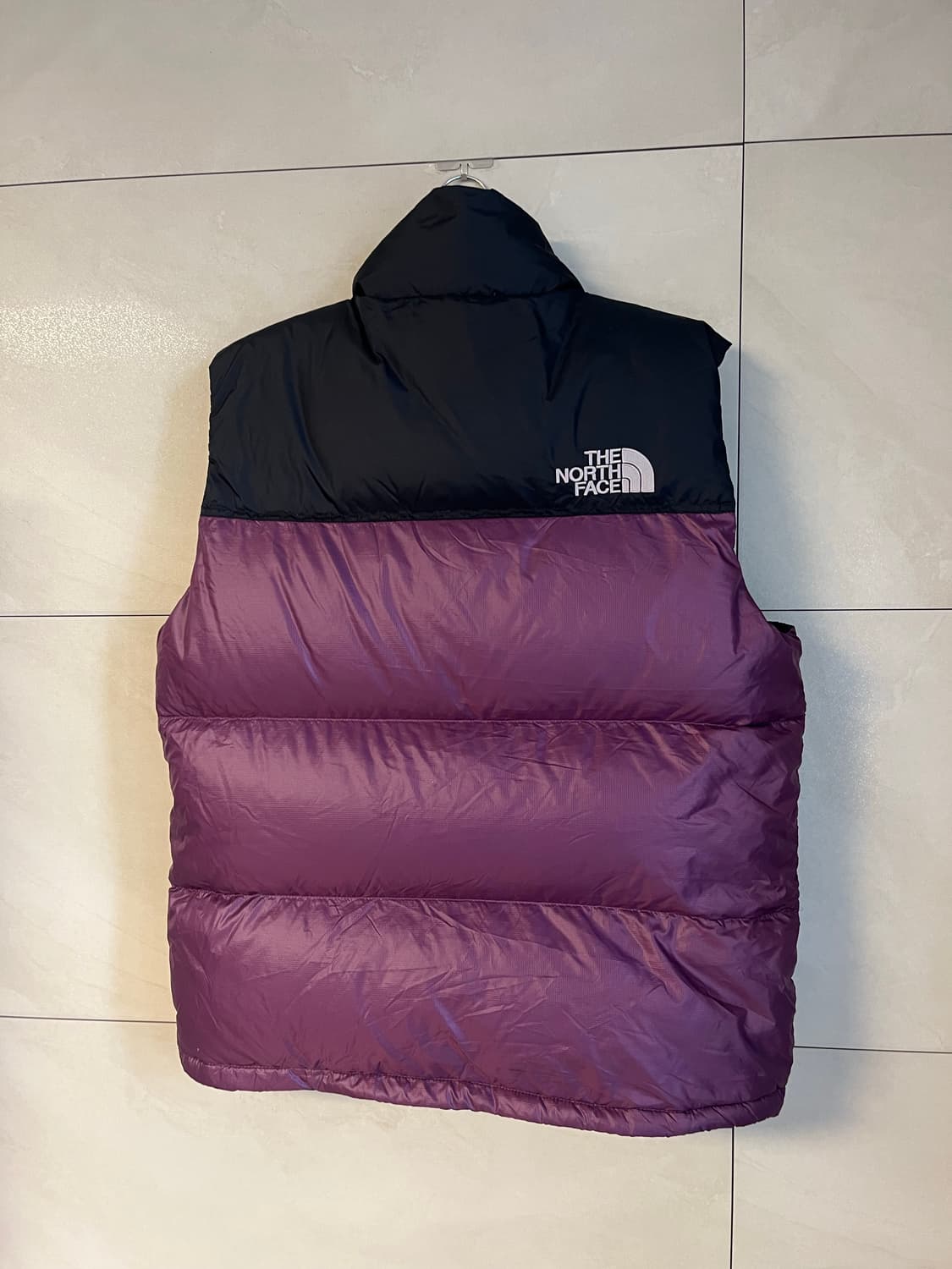노스페이스 눕시 700 패딩 조끼 퍼플 (95 size)  상품이미지4
