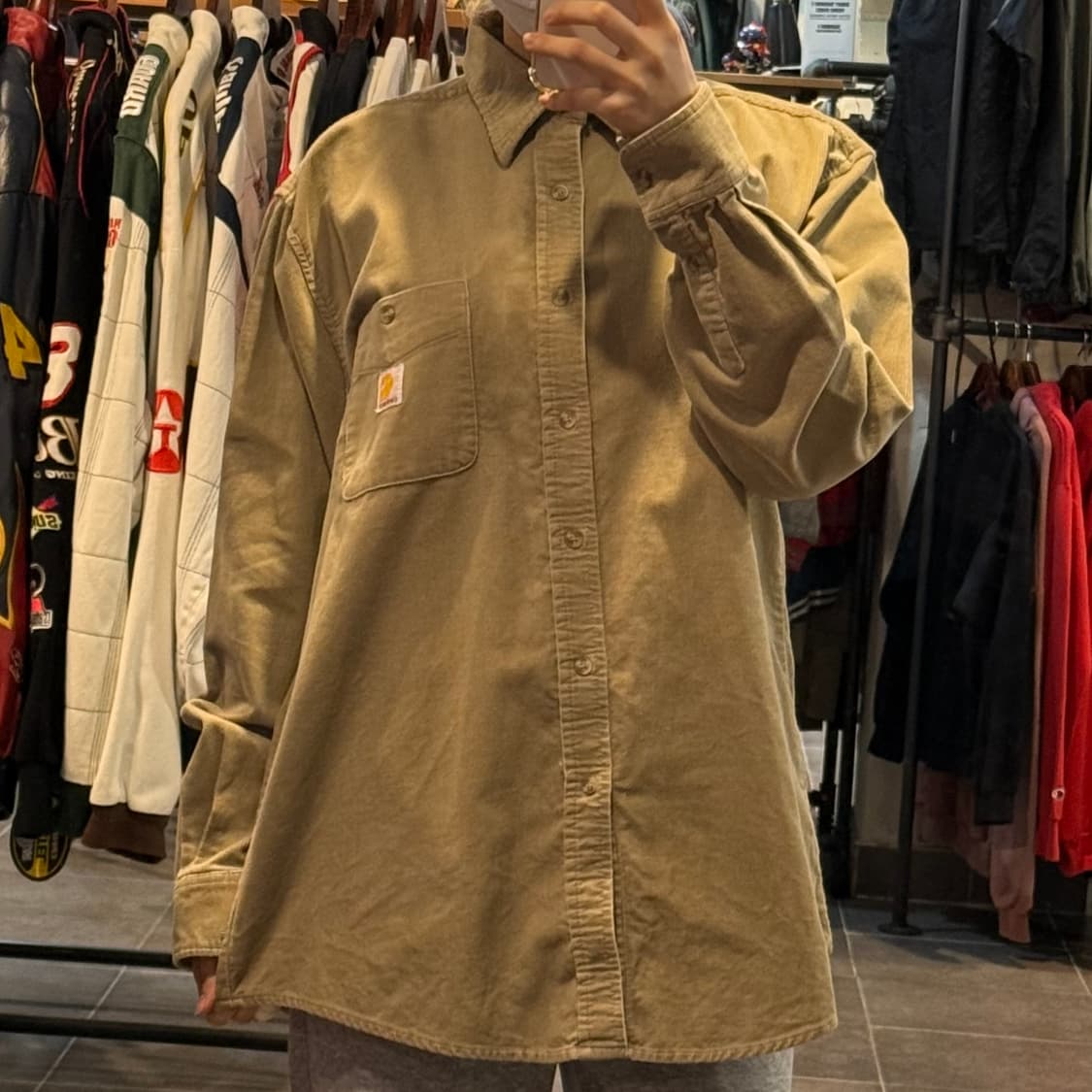 [NO.9] 칼하트 코듀로이 긴팔셔츠 상품이미지1