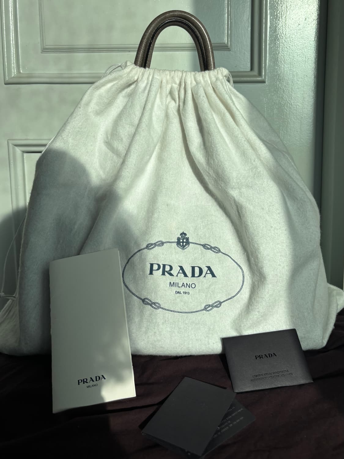 프라다 비텔로 빅백 숄더 크로스 토트백 상품이미지2