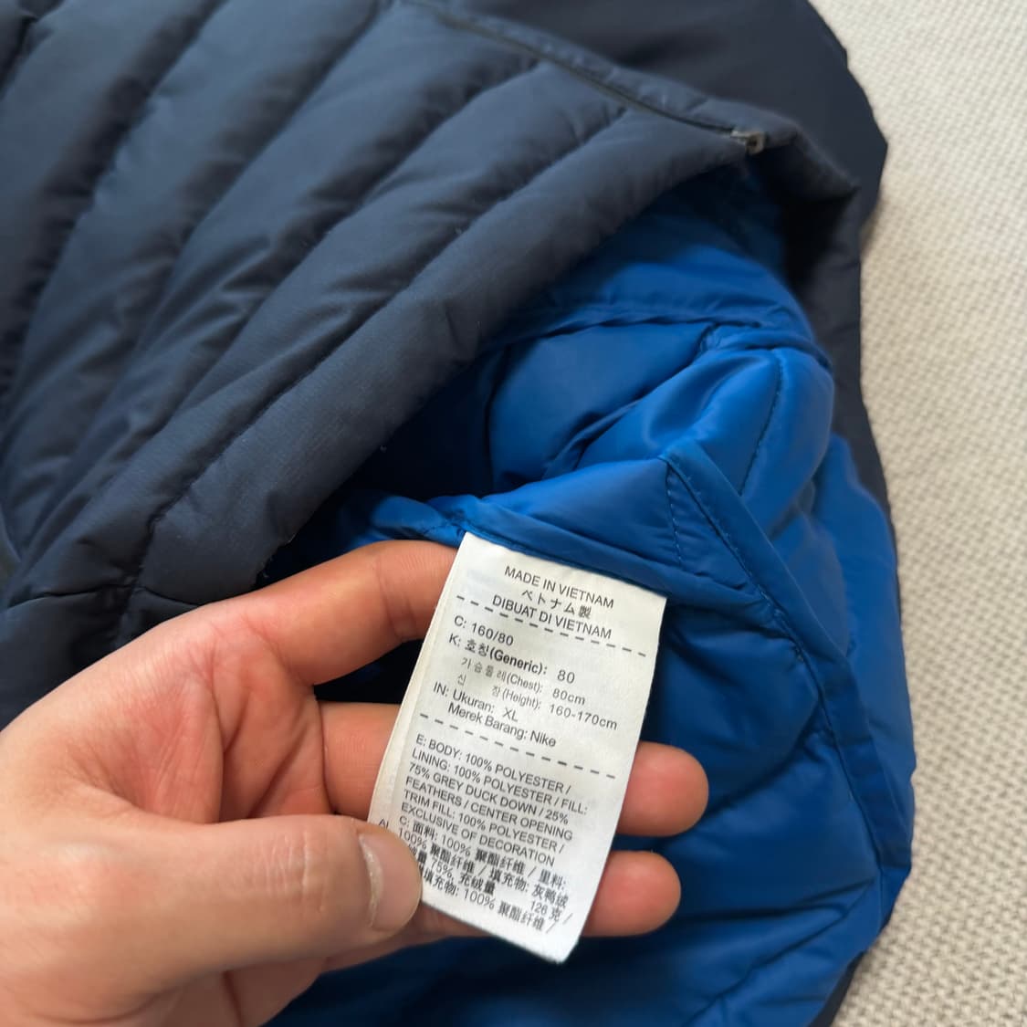 나이키 경량패딩 후디 자켓 상품이미지3