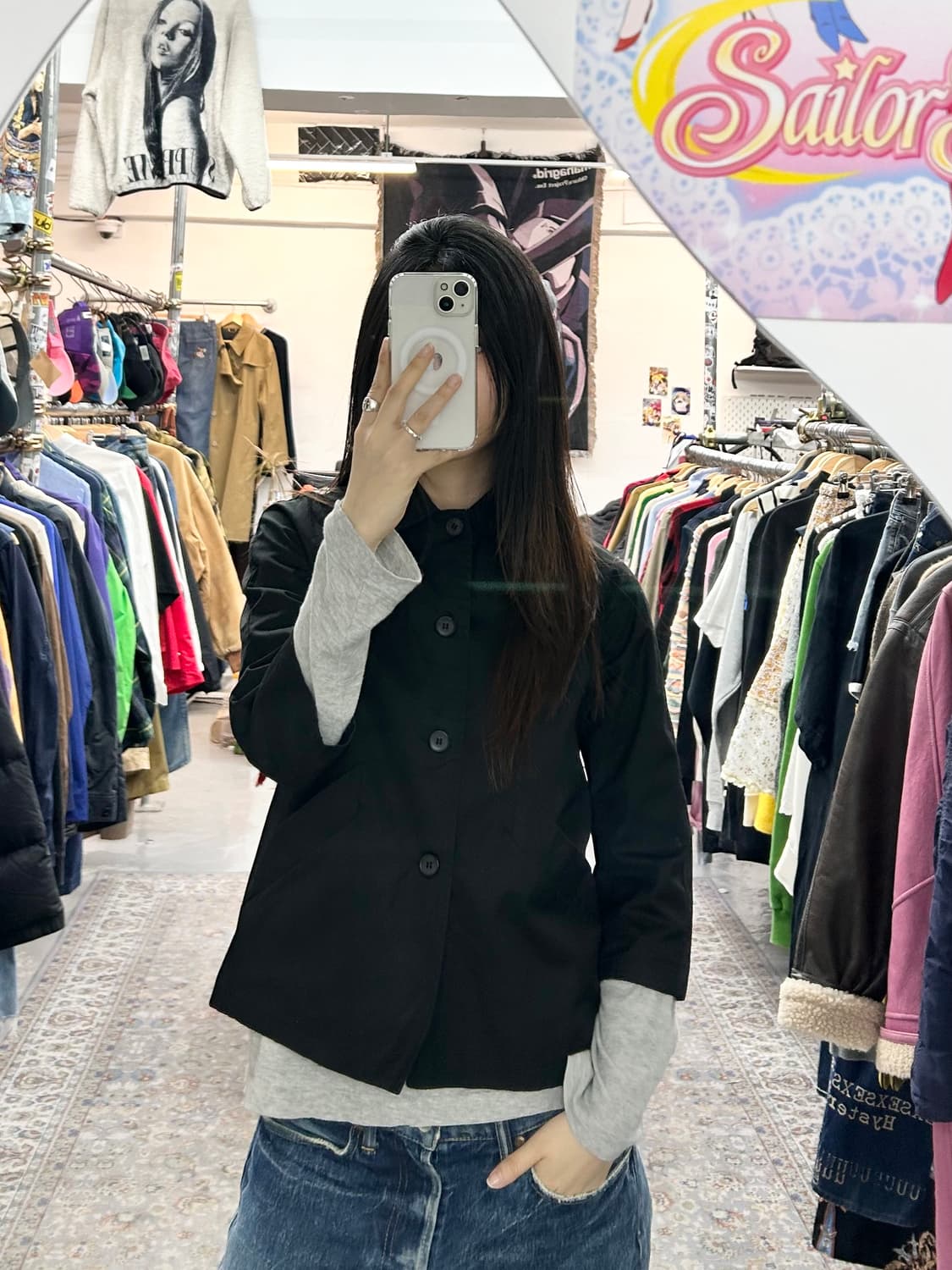 아네스 베 셔츠 자켓 상품이미지2