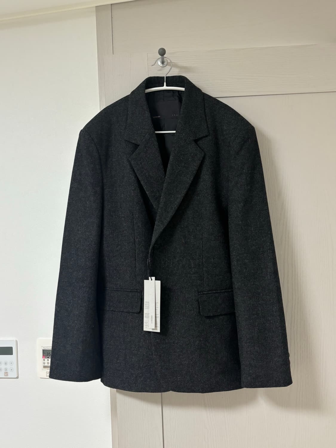 르마드 싱글 울 블레이저(차콜/2size) 상품이미지1