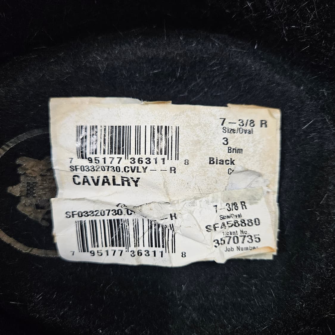 스텟슨 카발리 울 페도라 59 상품이미지6