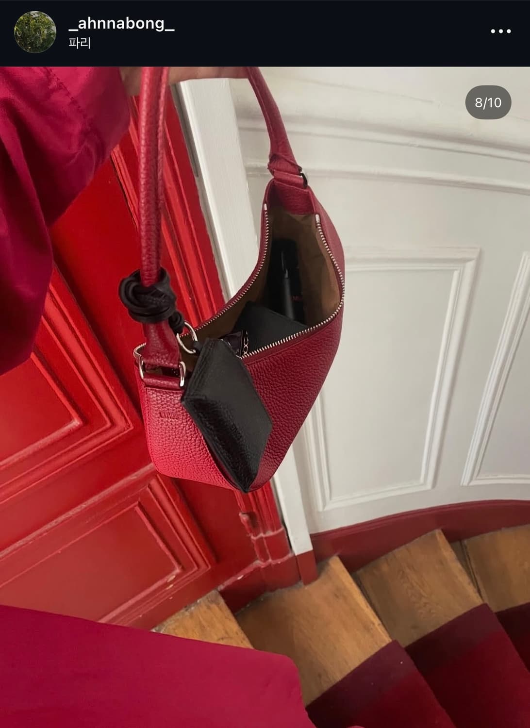 에토스 보트백 레드 상품이미지2