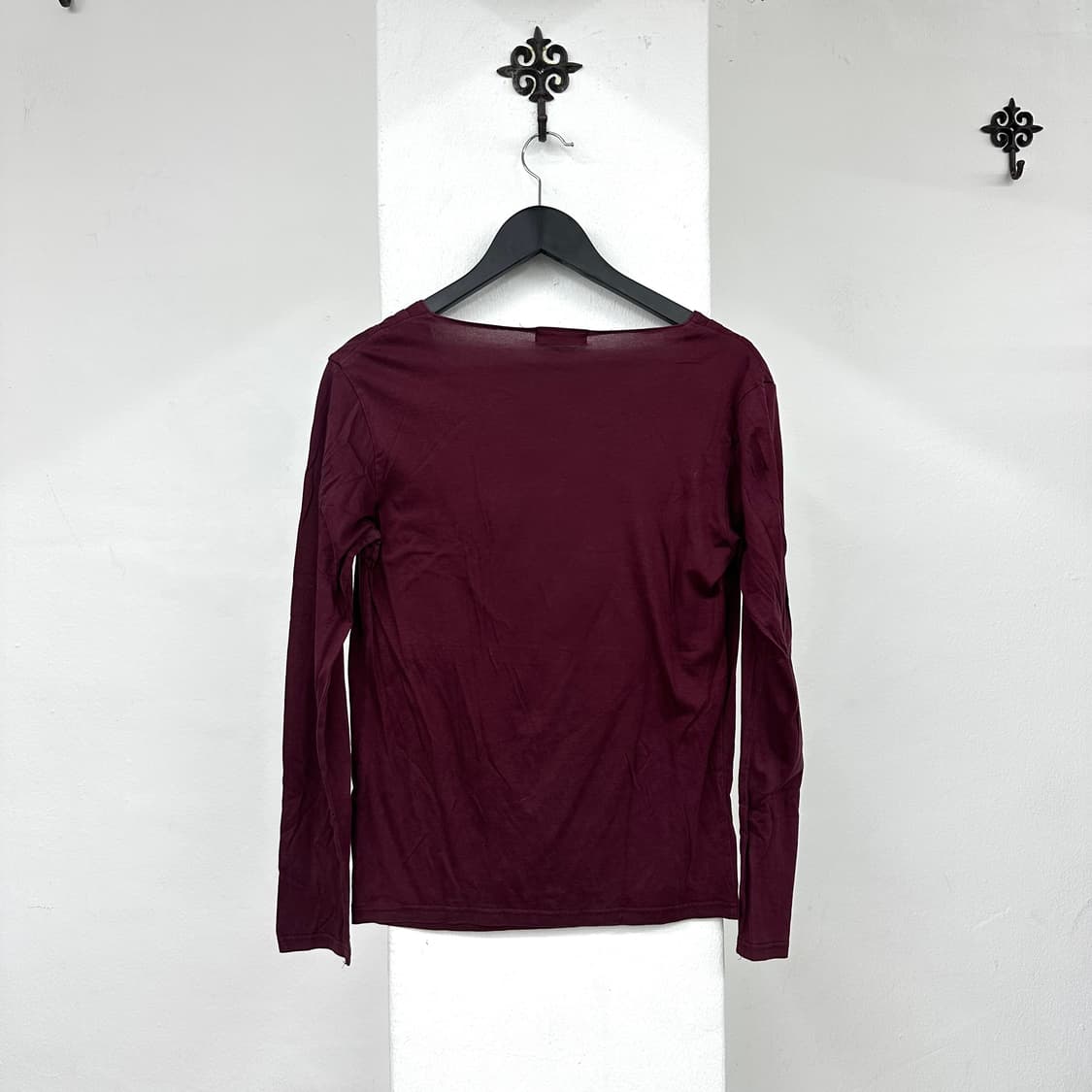 Tornado mart burgundy drape sleeve 상품이미지4