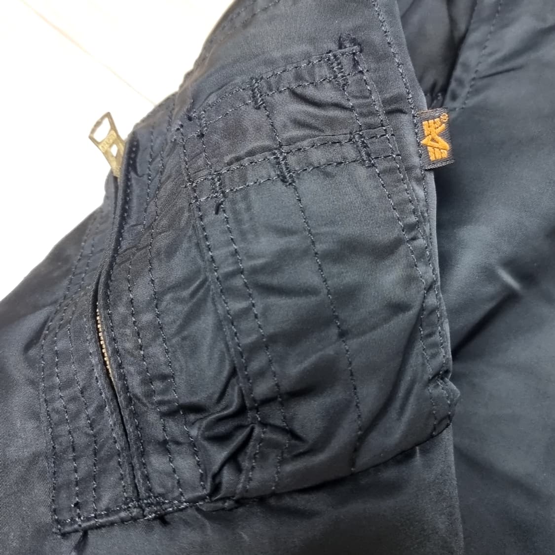 90s 알파인더스트리 블랙 cwu-45p 항공점퍼(xl) 상품이미지9