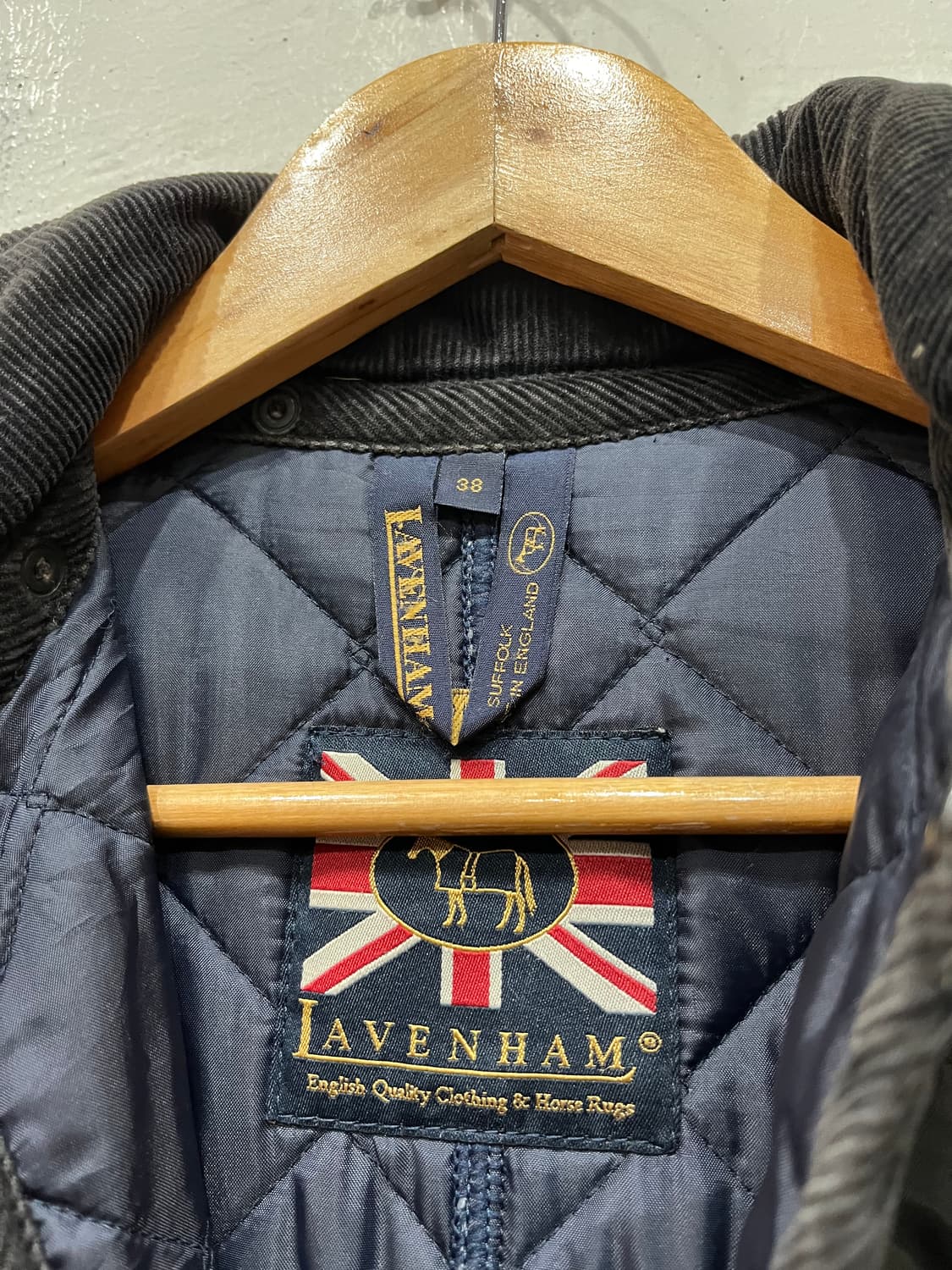 LAVENHAM 라벤햄 롱 퀼팅 자켓 우먼즈 38 영국제 상품이미지5