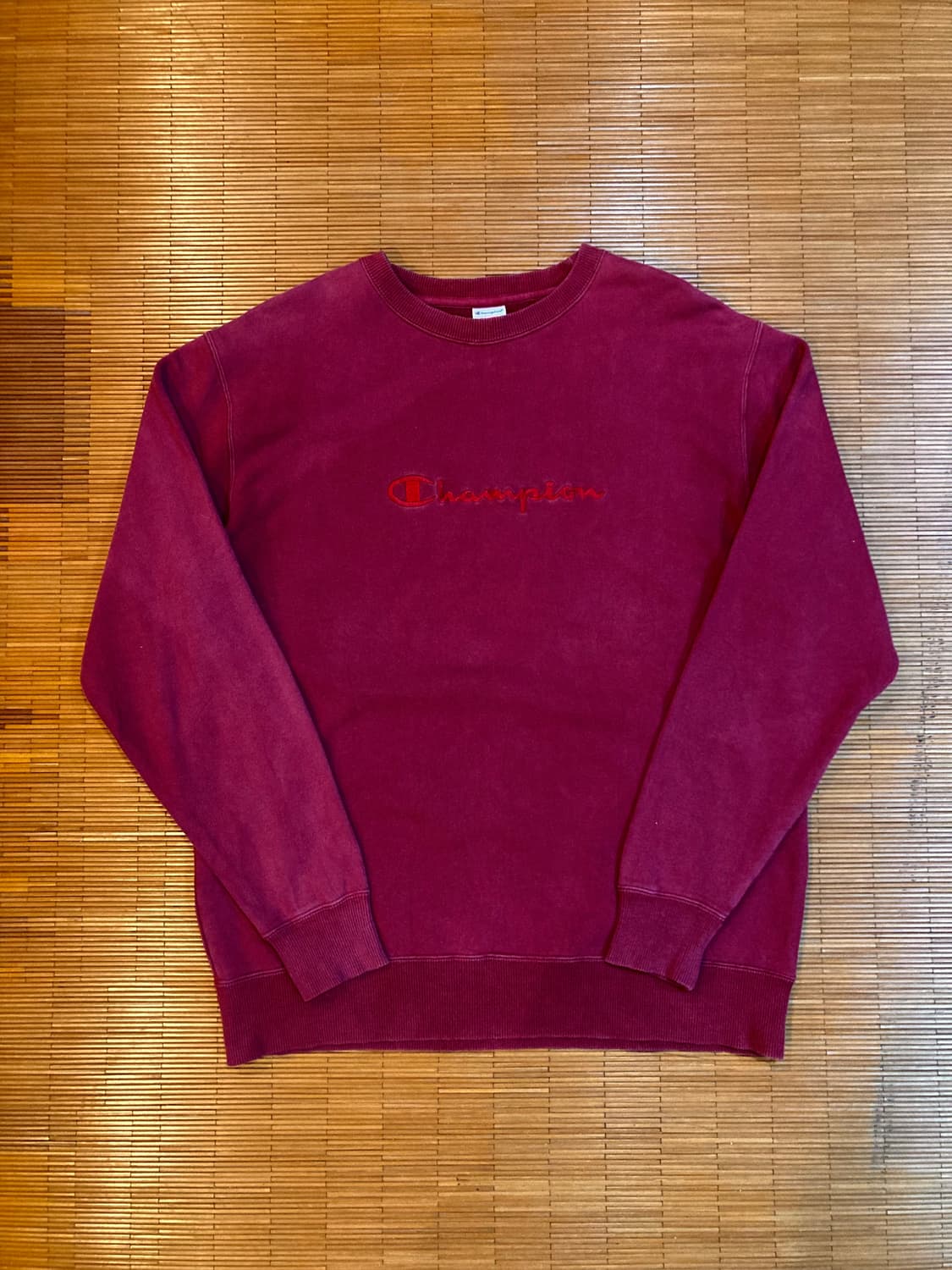 챔피온 자수 로고 스웻 상품이미지1