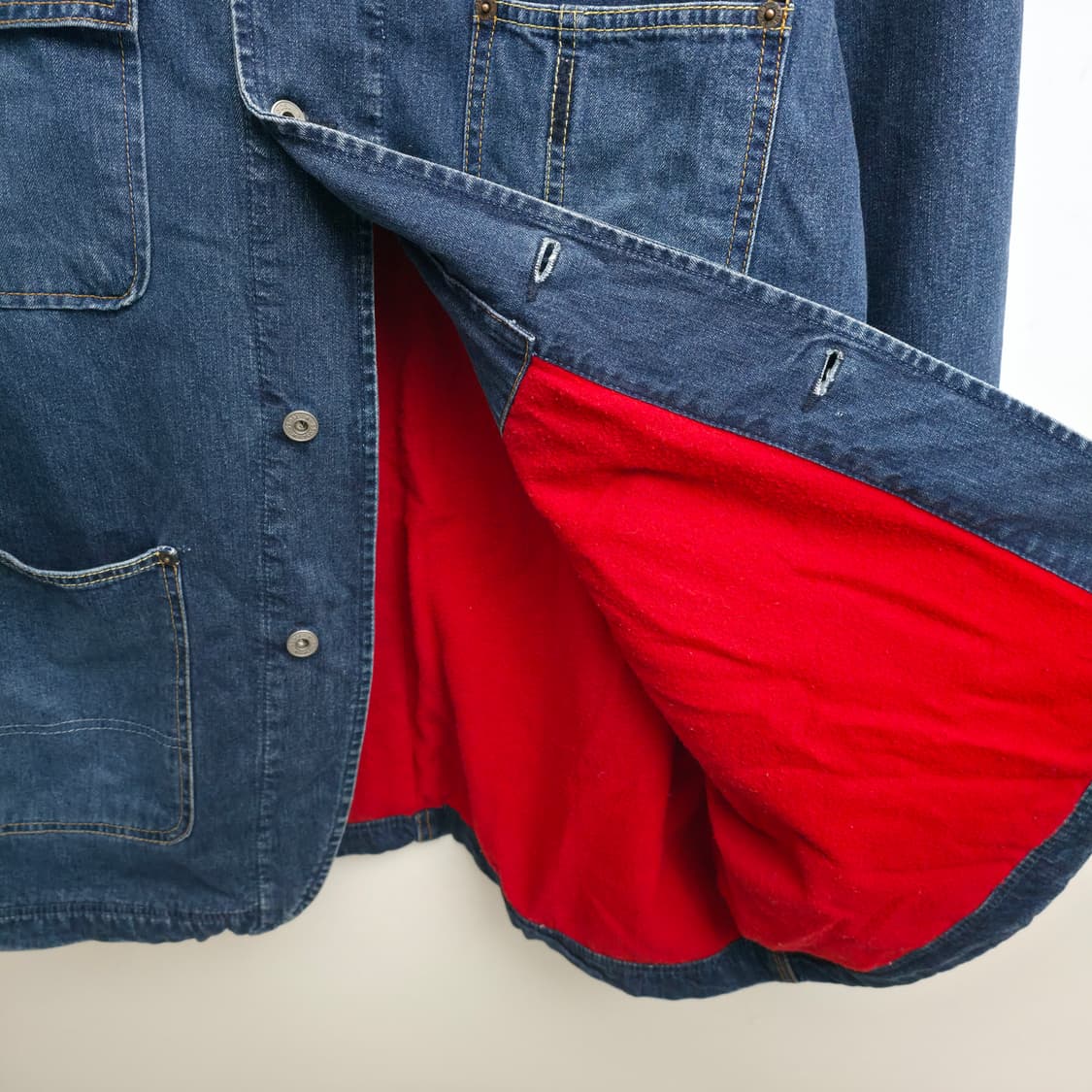 [XL] 90's 빈티지 데님 초어 자켓 상품이미지5