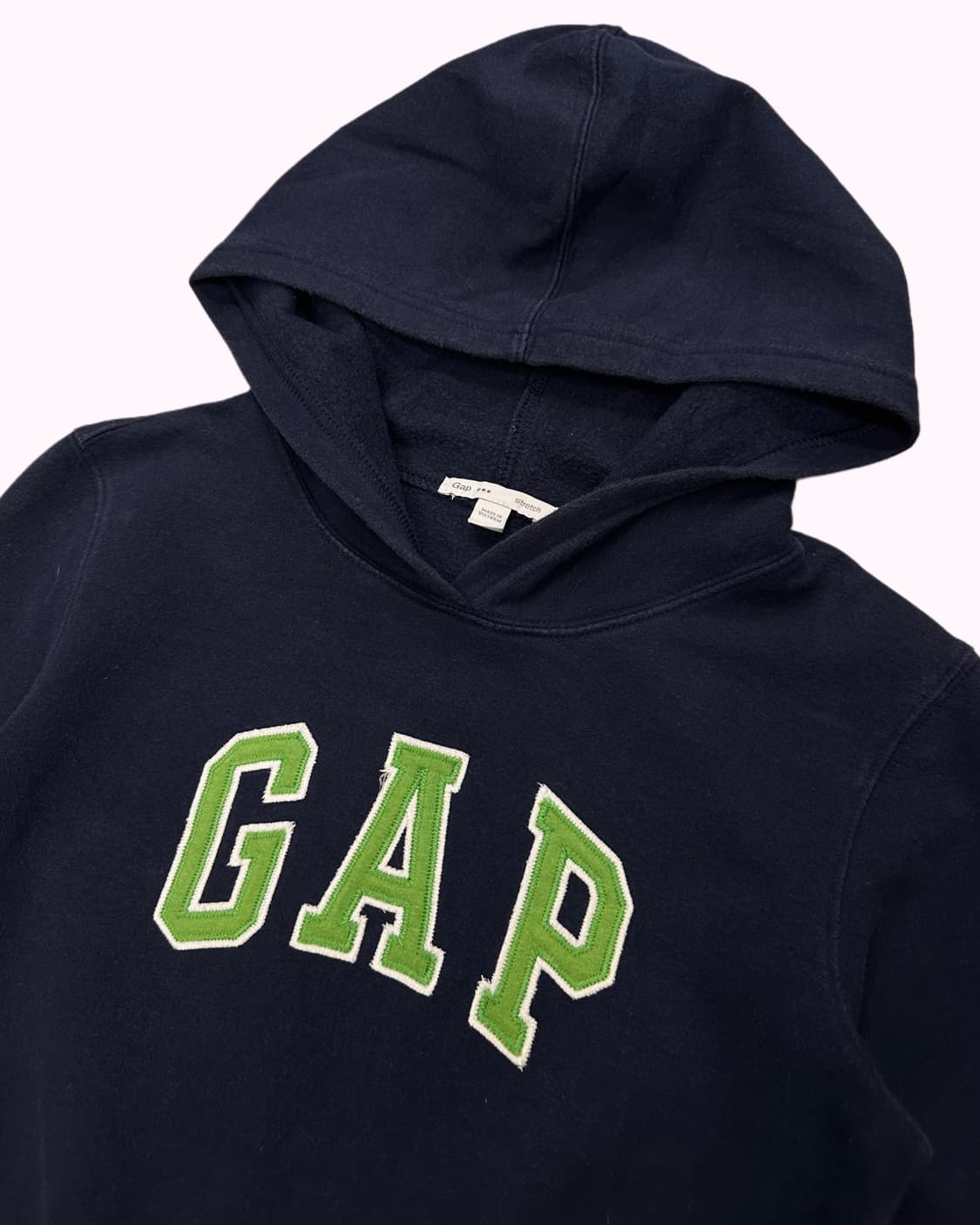 GAP logo navy hood t 상품이미지2