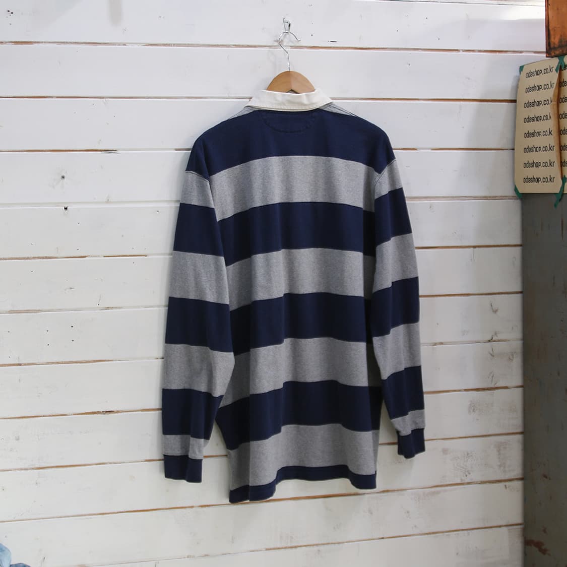 (착용컷) 폴로 랄프로렌 럭비 카라 티셔츠 (남성용 XXL) 상품이미지3