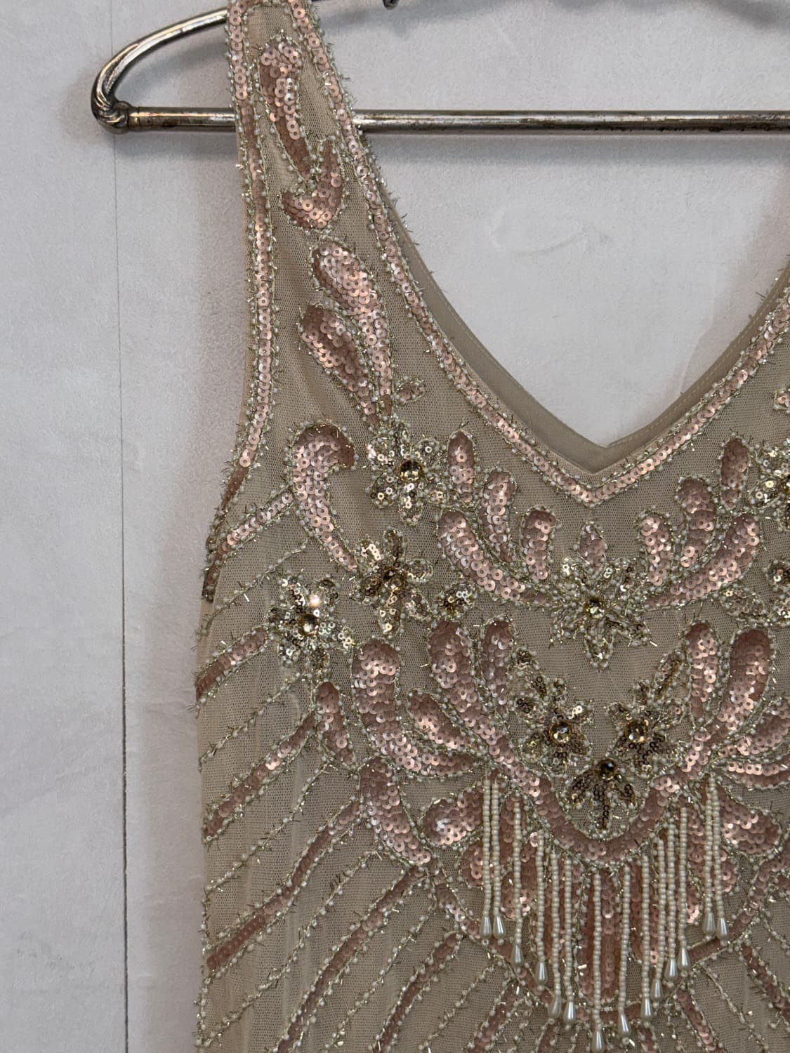 Pink beige oriental fairy beads ops 상품이미지6