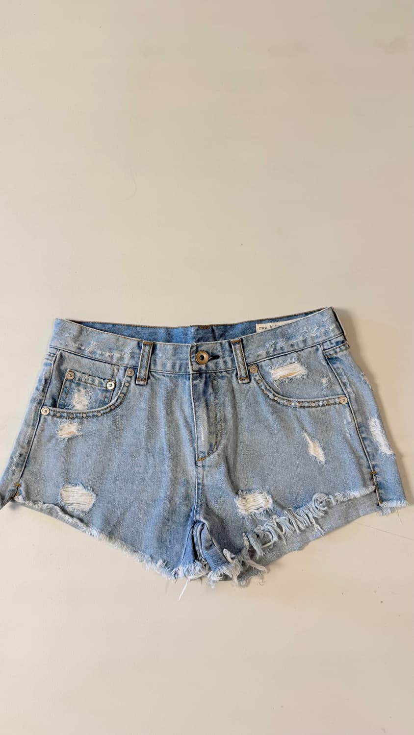 랙앤본 Rag & Bone 데님 숏팬츠 26인치 정가 36만원대 디테일이 상품이미지1