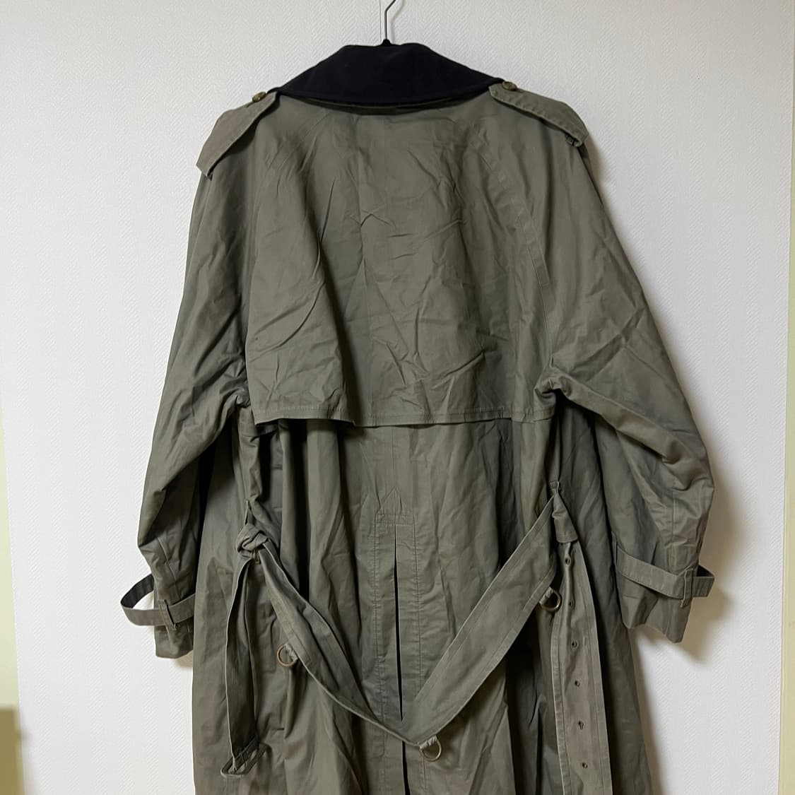 버버리 더블 브레스티드 울카라 트렌치코트 38 상품이미지4