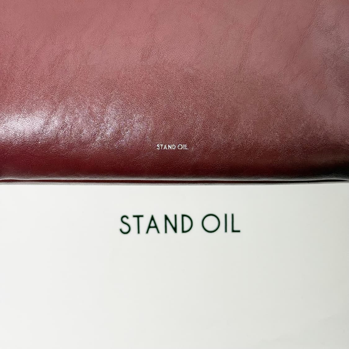 (새상품) 스탠드오일 브리지백 숄더백 레드와인 상품이미지5