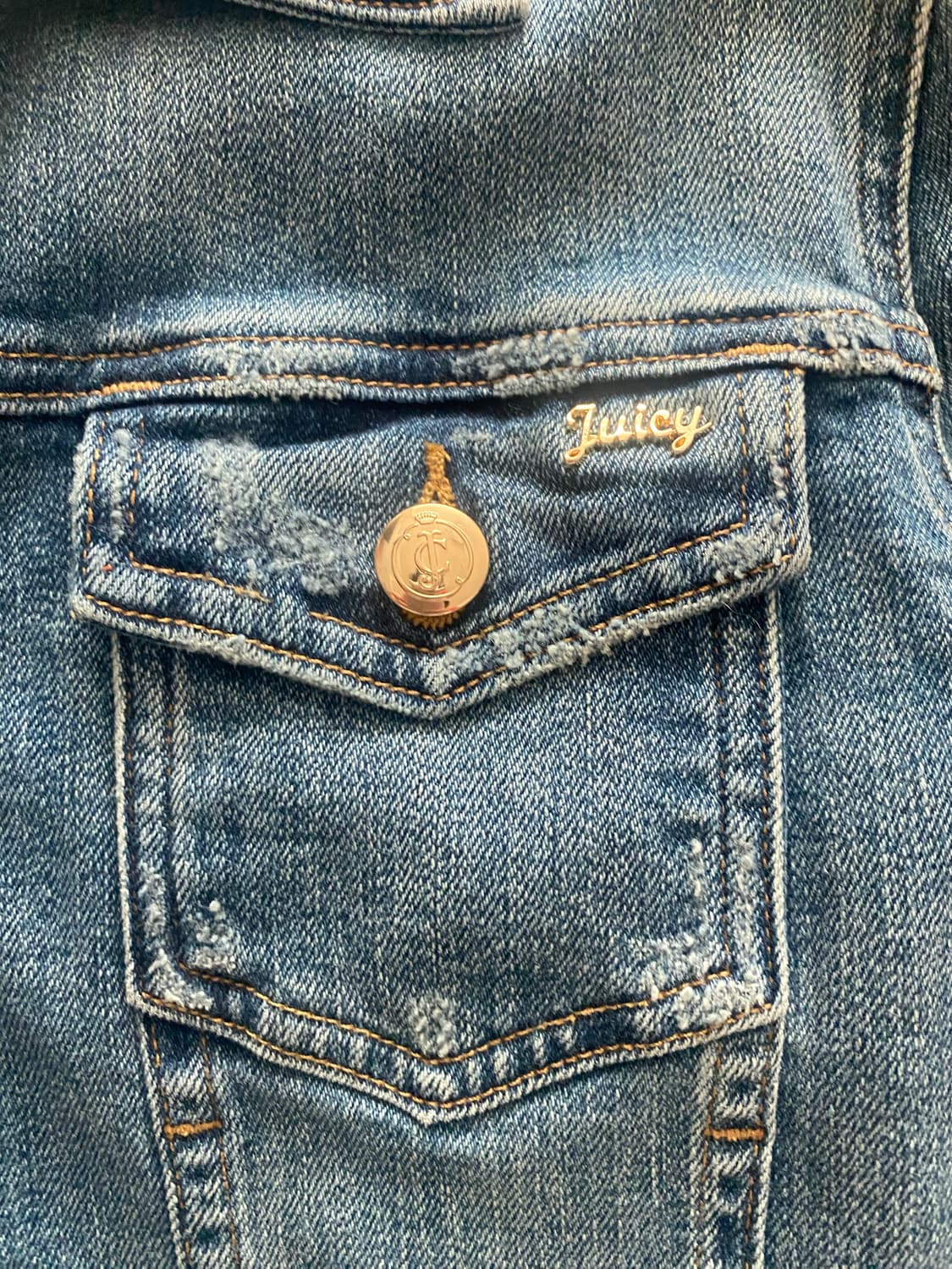 juicy couture 데님 자켓 상품이미지3