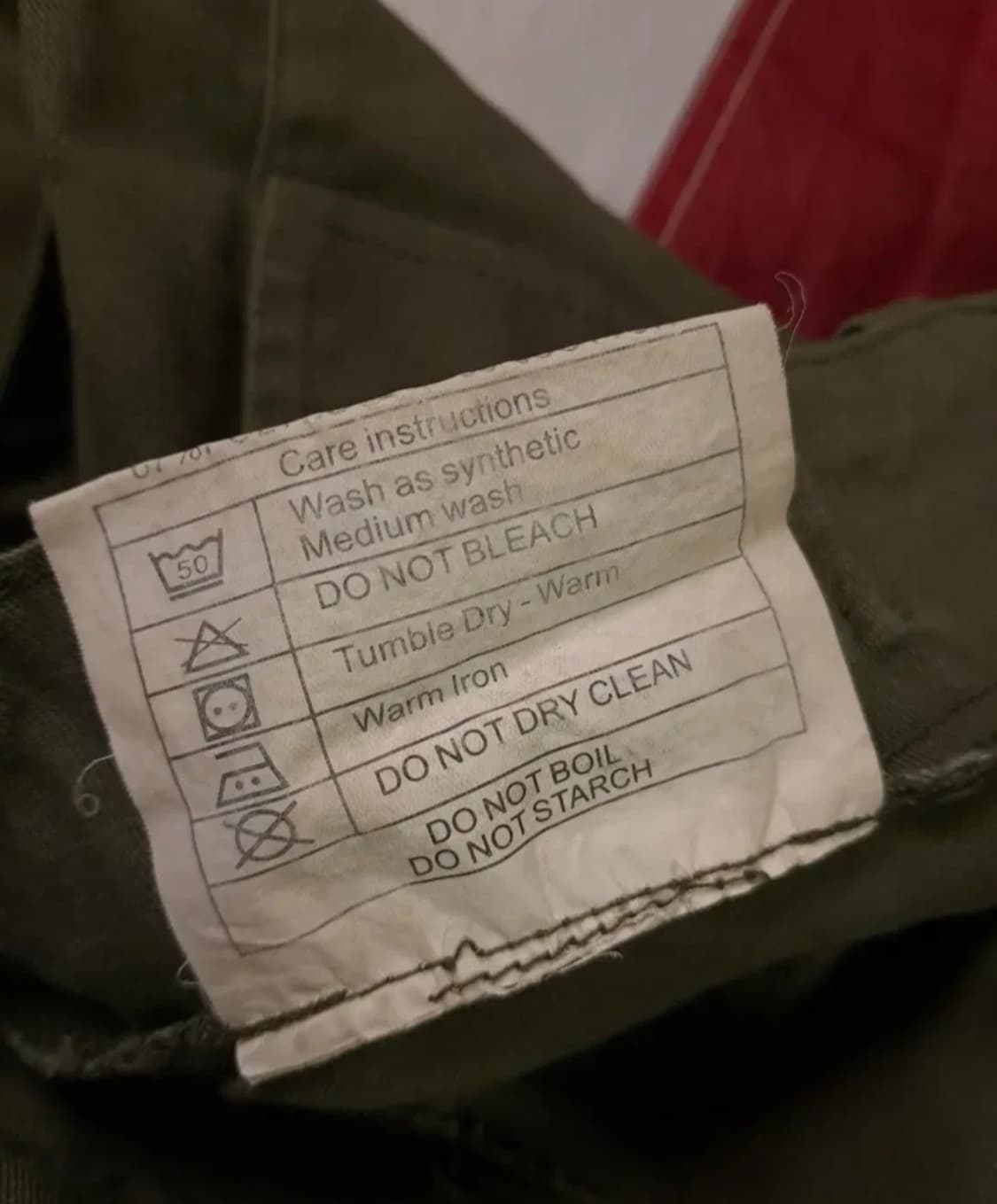 오리지날 영국군 OG-507 카고바지 상품이미지4