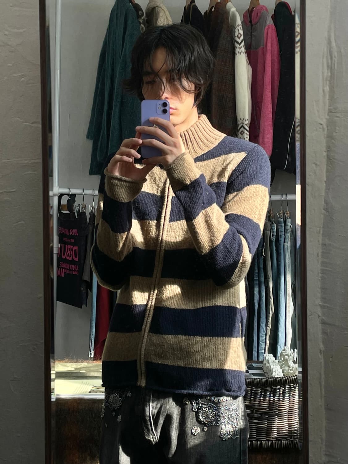 빈티지 니트 집업자켓 상품이미지4