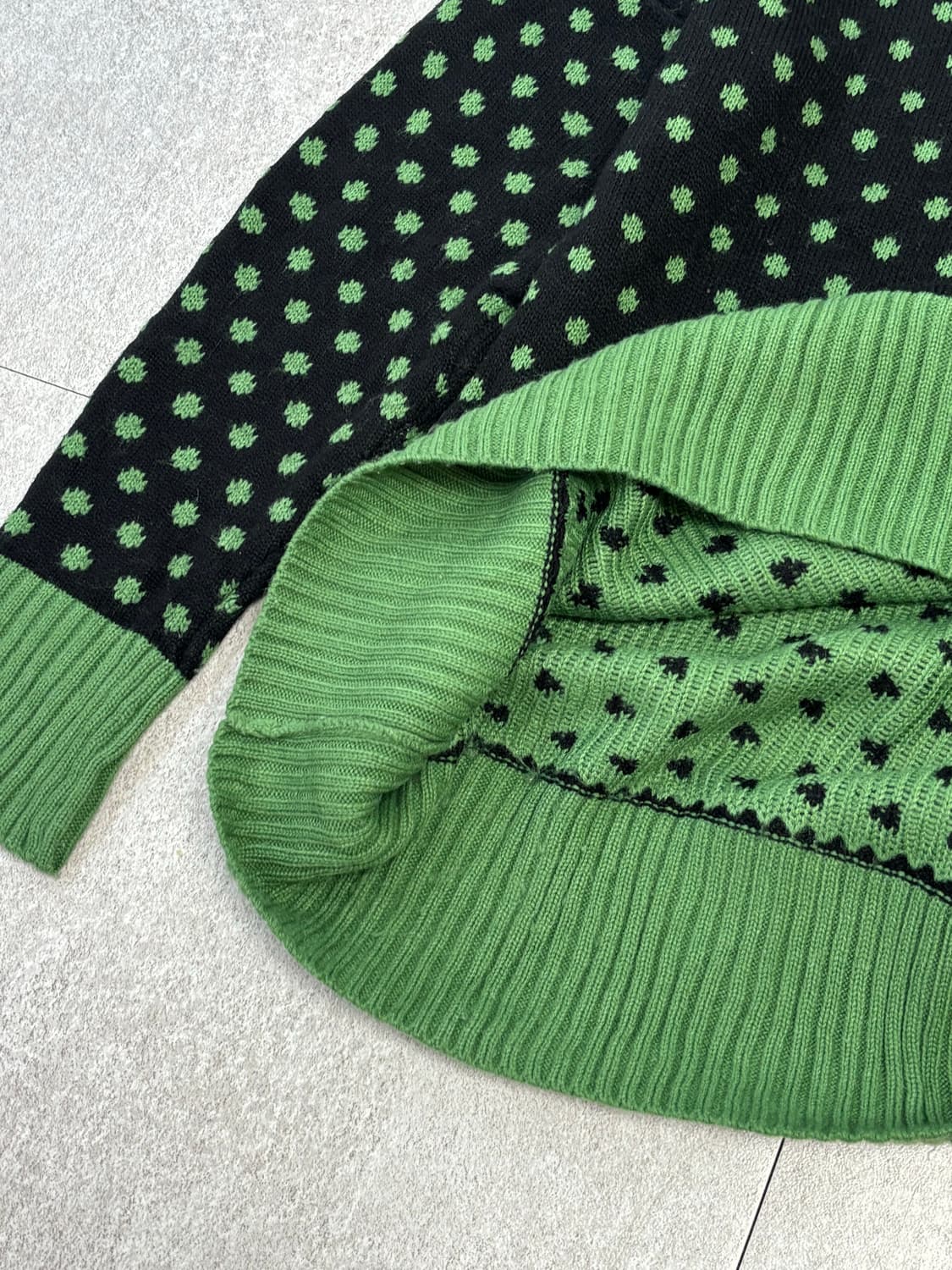 그린 도트 풀오버 상품이미지3