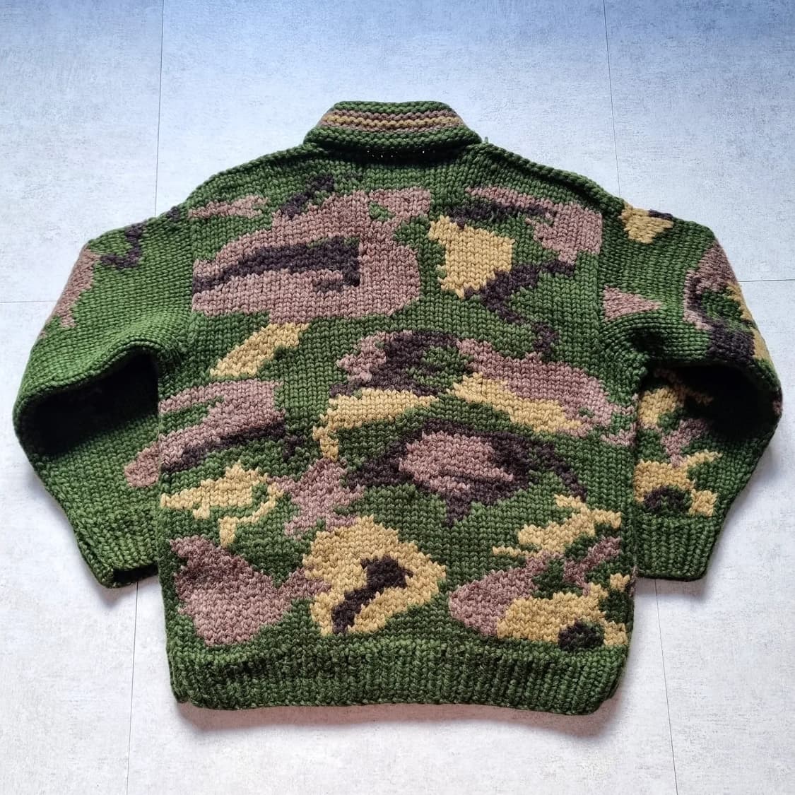 캐나디안 스웨터 컴퍼니 카모플라쥬 코위찬 가디건 105sz 상품이미지8