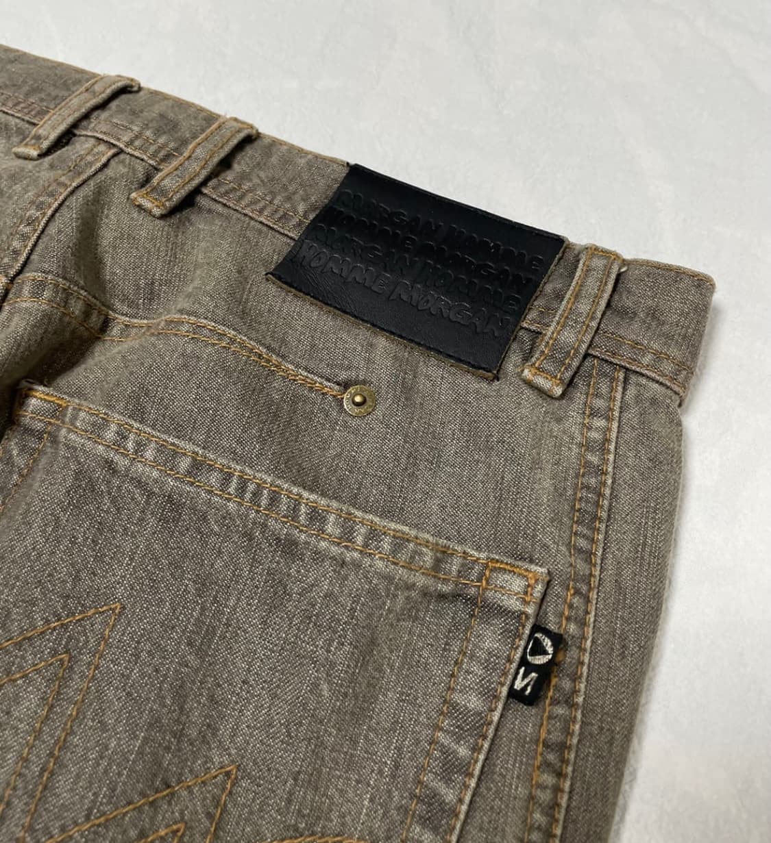 MORGAN Homme Side Lace-Up Flare Denim 상품이미지4