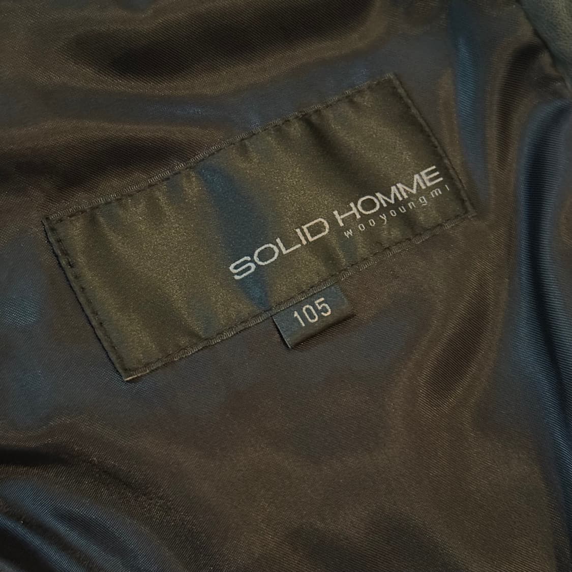 솔리드옴므 11f/w 멀티포켓 바이커 레더자켓 판매합니다. 상품이미지3