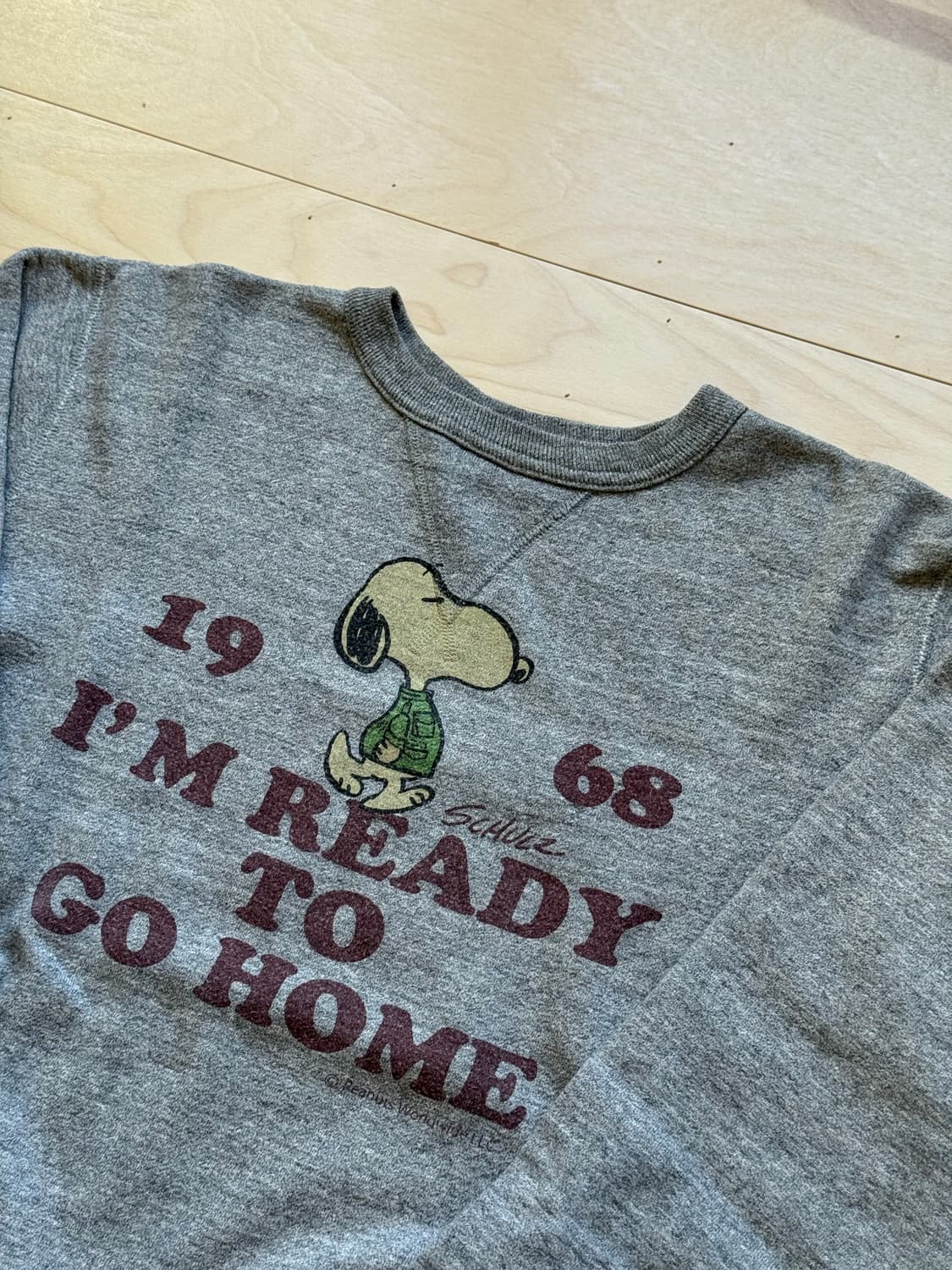 Buzz Rickson's x Peanuts Snoopy Sweatshi 상품이미지3