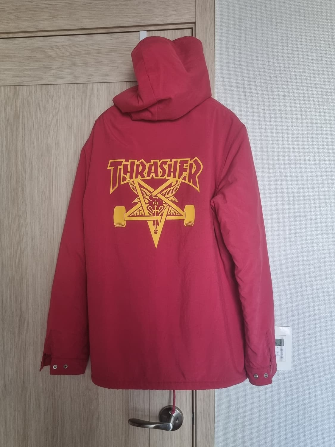 슈프림x쓰레셔 후드 코치 자켓(L) 상품이미지2