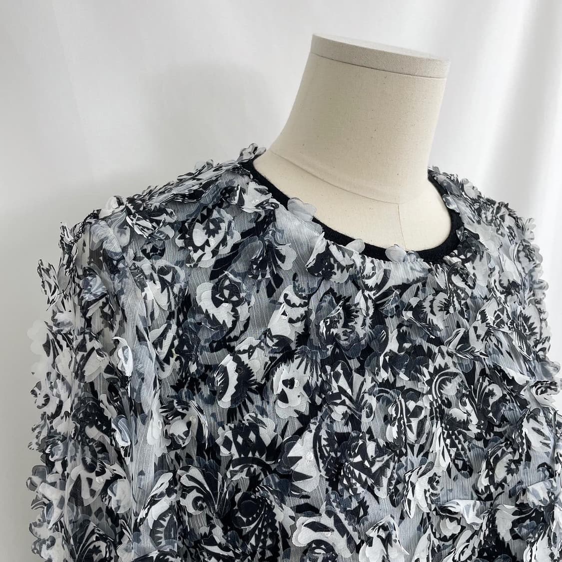 쉬폰 꽃 블라우스 상품이미지5