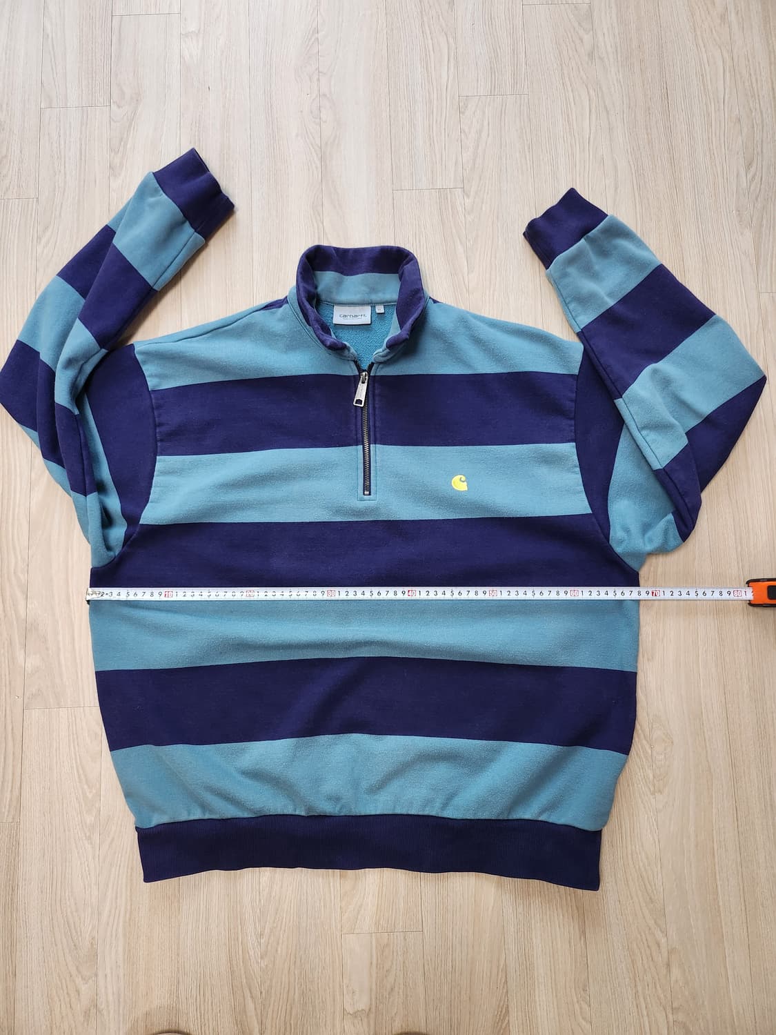 칼하트 스트라이프하프집업(XL 상품이미지5